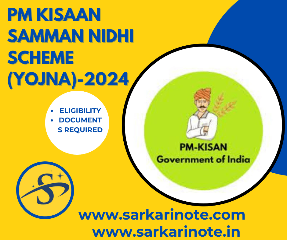 PM KISAAN SAMMAN NIDHI SCHEME (YOJNA)-2024