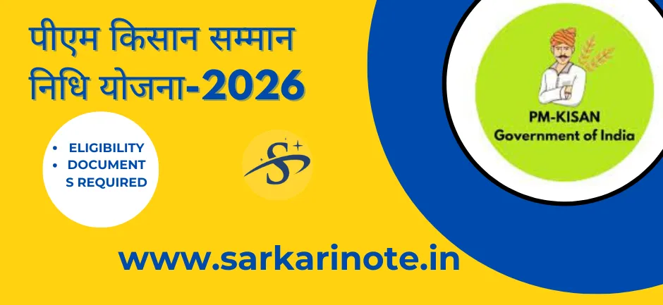 PM KISAAN SAMMAN NIDHI SCHEME (YOJNA)-2026